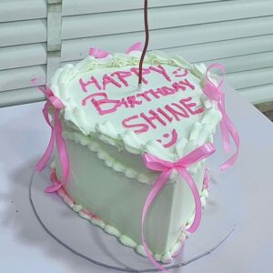 8” Love Shape Cake