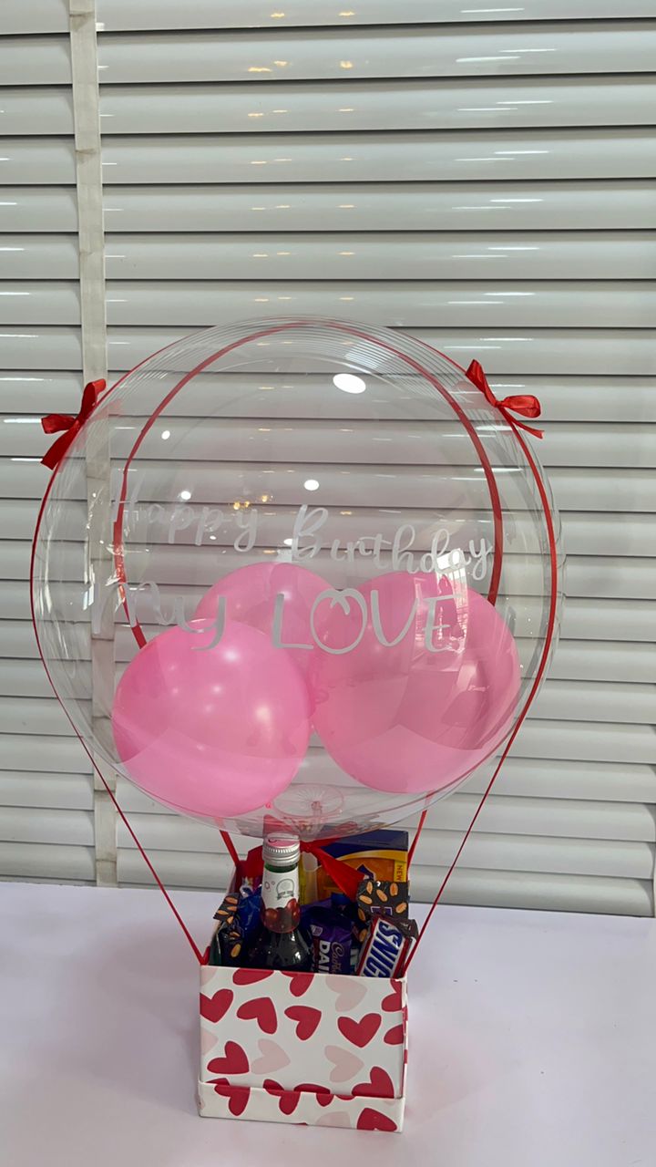 Balloon treat box