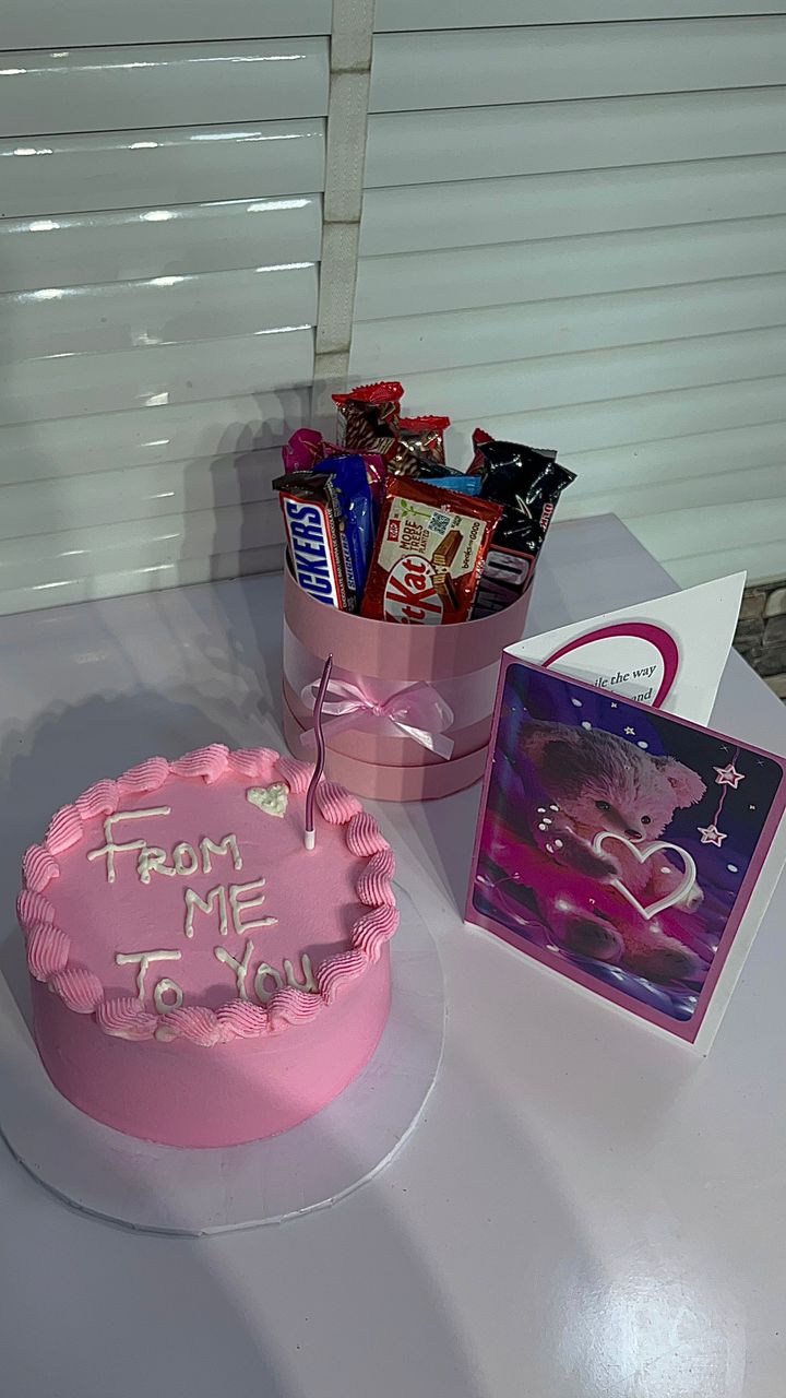 Chocolate Box/Card/Cake