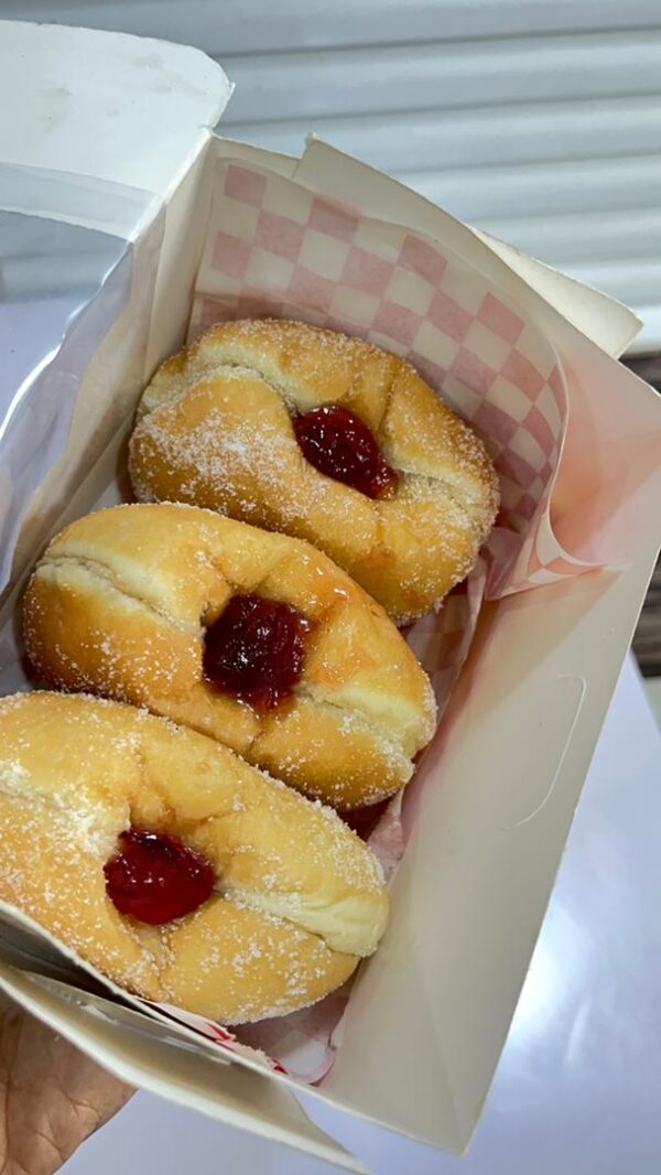 Jam Donuts box of 3