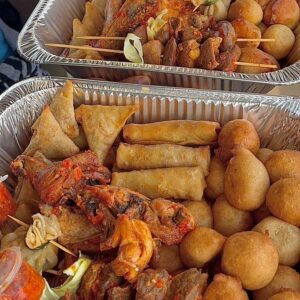 Medium small chops platter